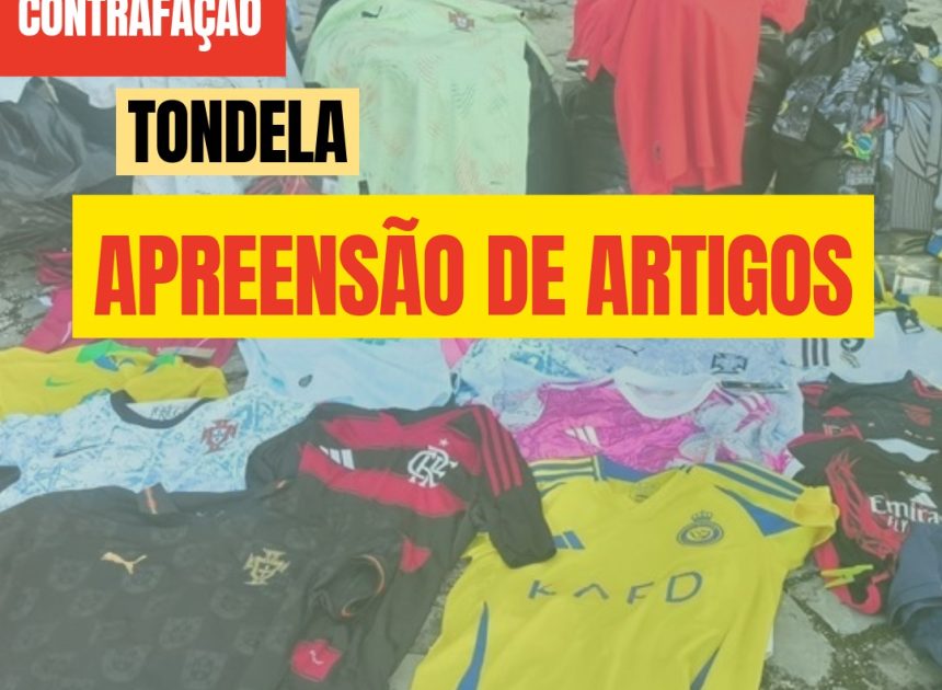 GNR apreende mais de 1900 artigos contrafeitos na feira semanal de Tondela