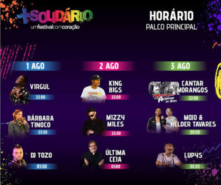 FESTIVAL MAIS SOLIDÁRIO CANCELADO