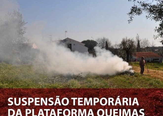 SUSPENSÃO TEMPORÁRIA DA PLATAFORMA DE LICENCIAMENTO DE QUEIMADAS E QUEIMADAS