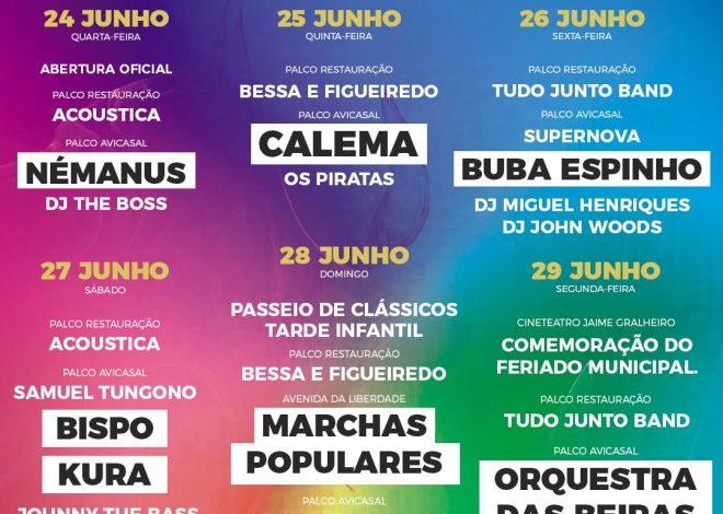FESTAS DA CIDADE JÁ TÊM CARTAZ