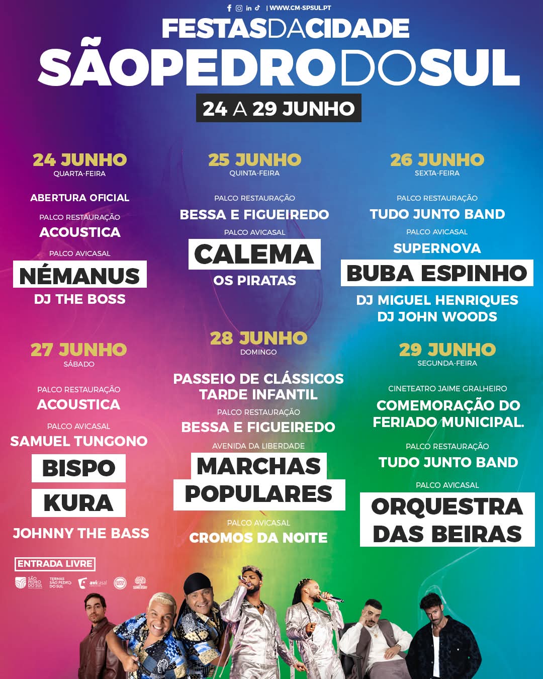FESTAS DA CIDADE JÁ TÊM CARTAZ