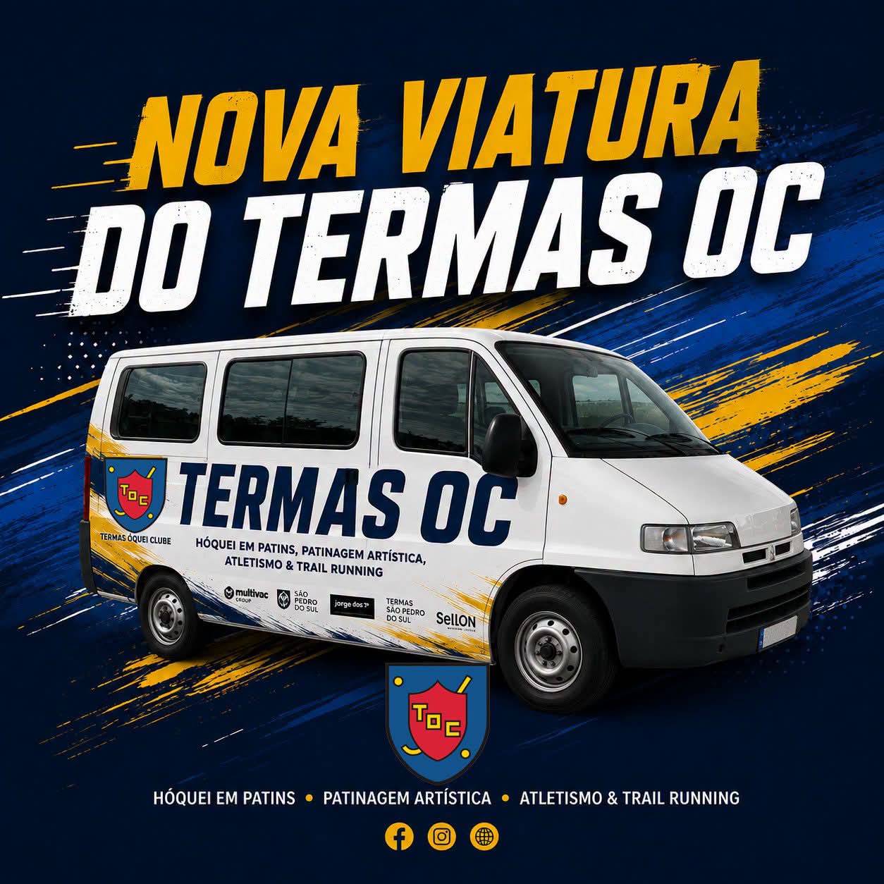 TERMAS ÓQUEI CLUBE GANHA NOVA VIATURA
